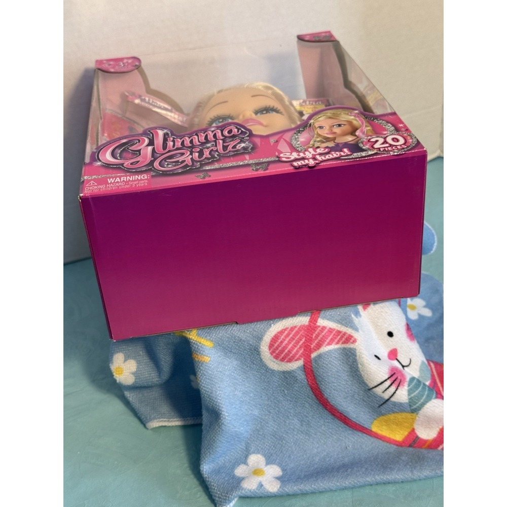 Glimma Girlz - "Style My Hair!" - 20 PIECES‎ - NEW in BOX - Toy Figure Hair - Picture 8 of 8